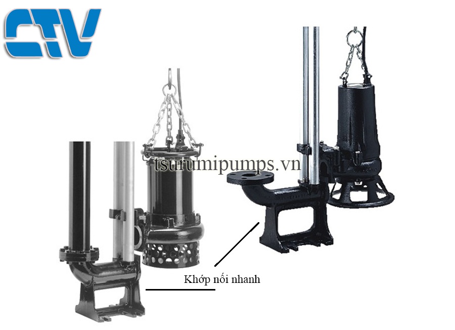 Khớp Nối Nhanh Cho Máy Bơm Chìm Nước Thải Tsurumi – Giải Pháp Tiện Lợi, An Toàn