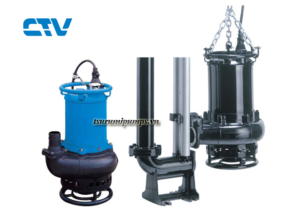 Máy bơm chìm nước thải Tsurumi chính hãng Nhật