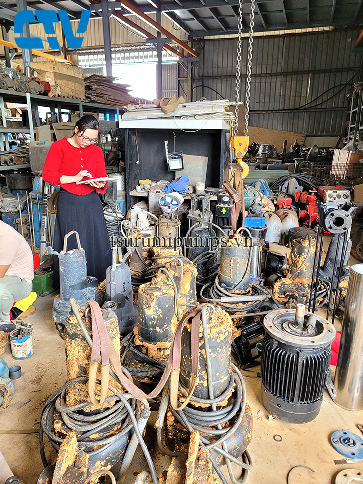 Địa chỉ sửa máy bơm chìm Tsurumi uy tín, chuyên nghiệp miền Bắc