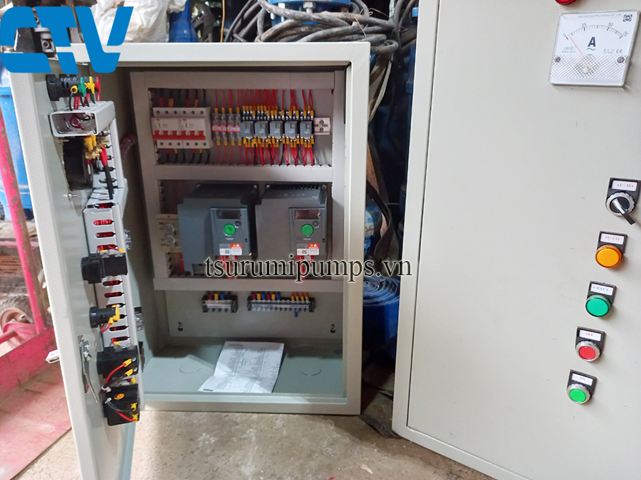 Tủ điện điều khiển hệ 2 máy bơm tăng áp