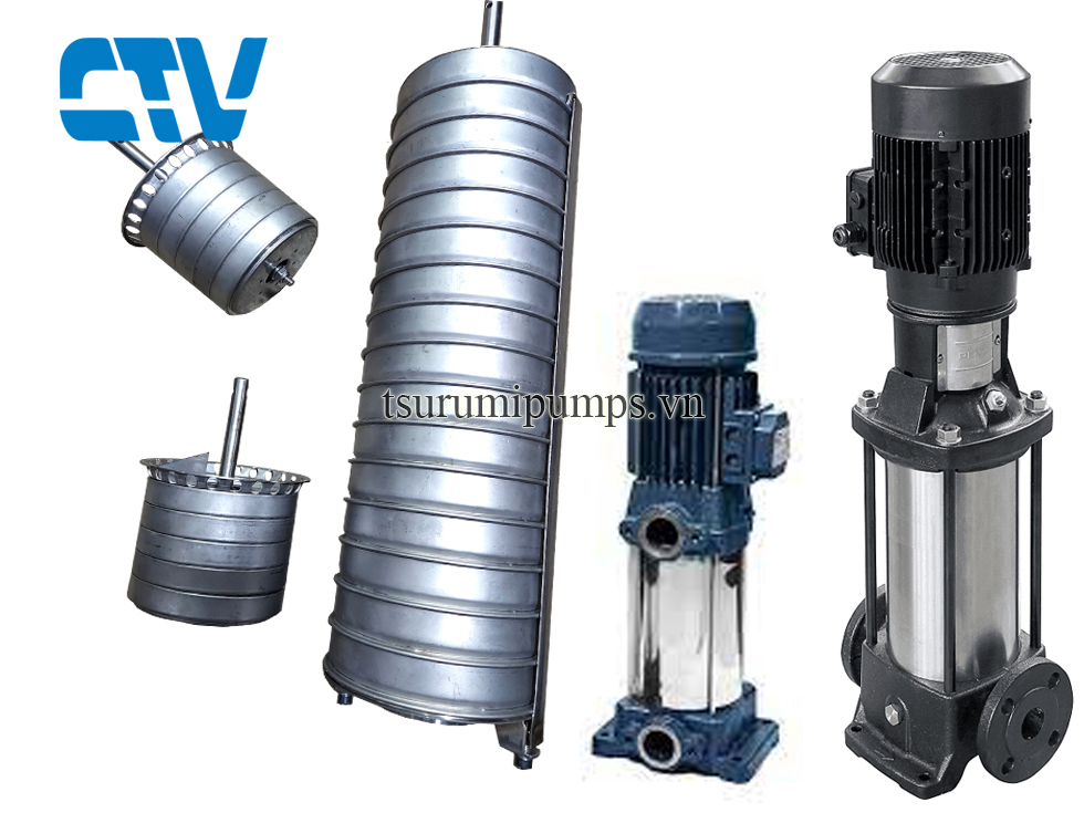 Ruột buồng máy bơm trục đứng đa tầng cánh Ebara EVMSG5 19F5